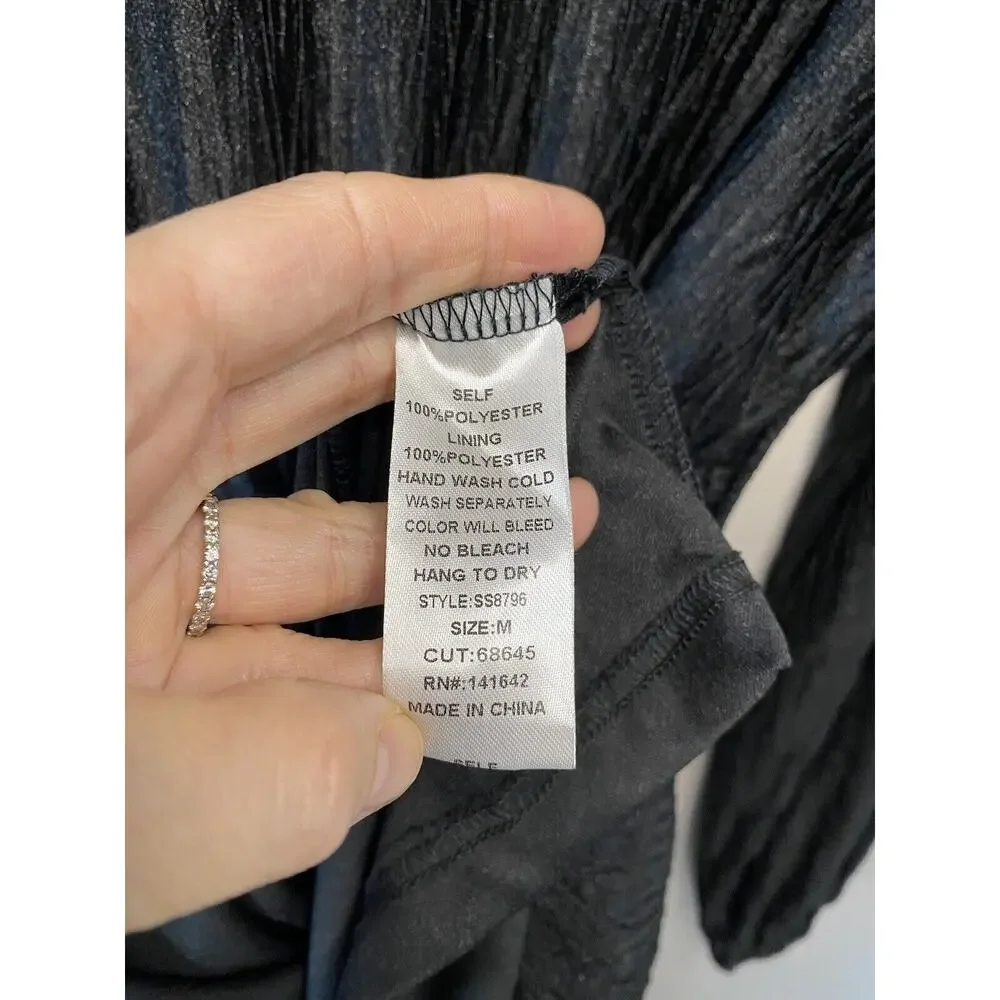 She + Sky Black Mini Dress - Picture 9 of 9